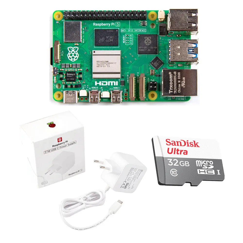 Kit de inicio Raspberry Pi 5 de 4GB RAM