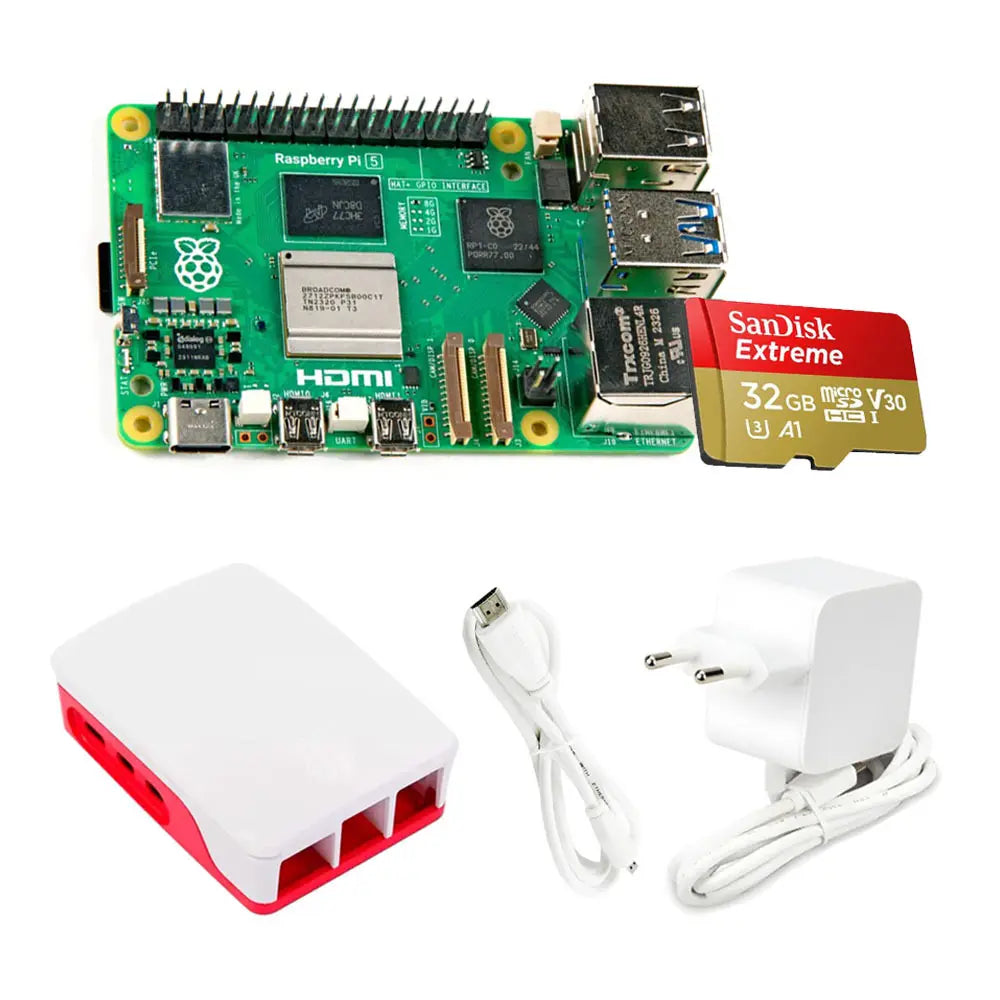 Kit Raspberry Pi 5 8GB con Sandisk Extreme 32GB 100 MB/s