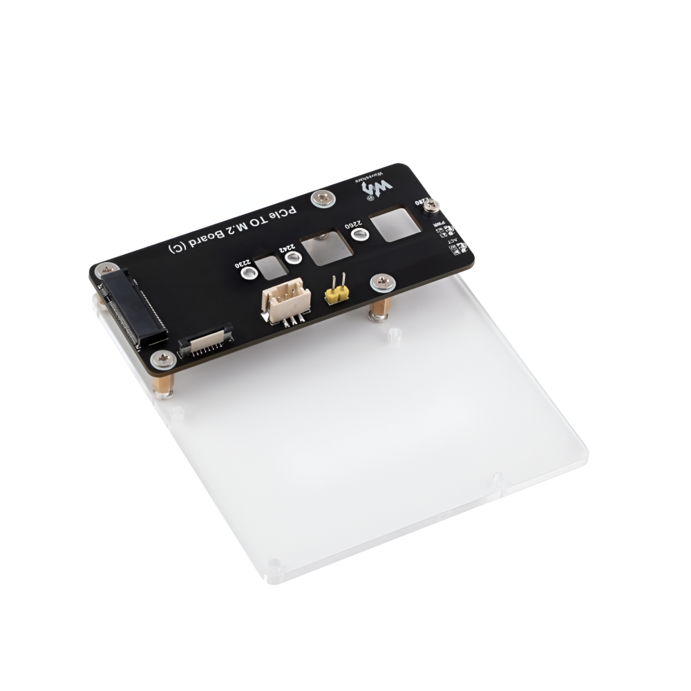 Adaptador para Raspberry Pi 5 PCIe a M.2 NVMe SSD (Gen2/Gen3) Waveshare