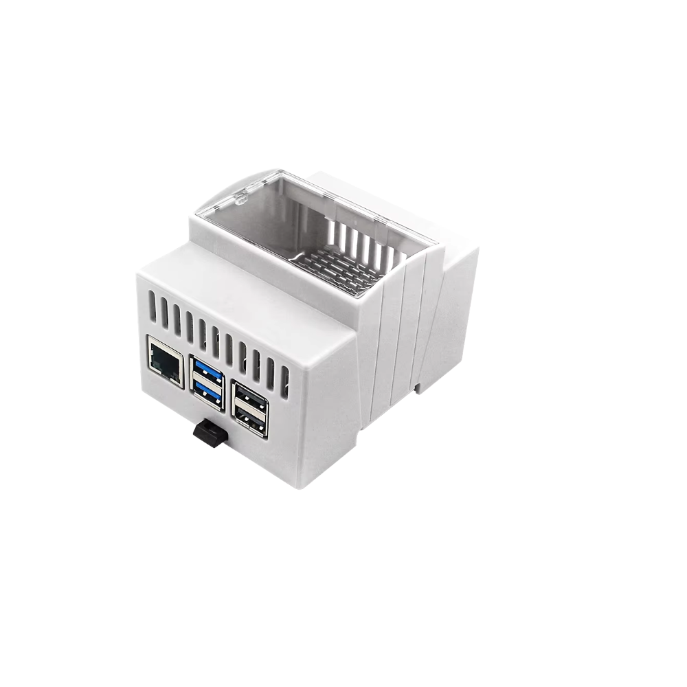 Caja para Raspberry Pi 5 con Riel DIN