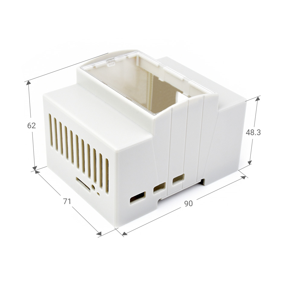 Caja para Raspberry Pi 5 con Riel DIN