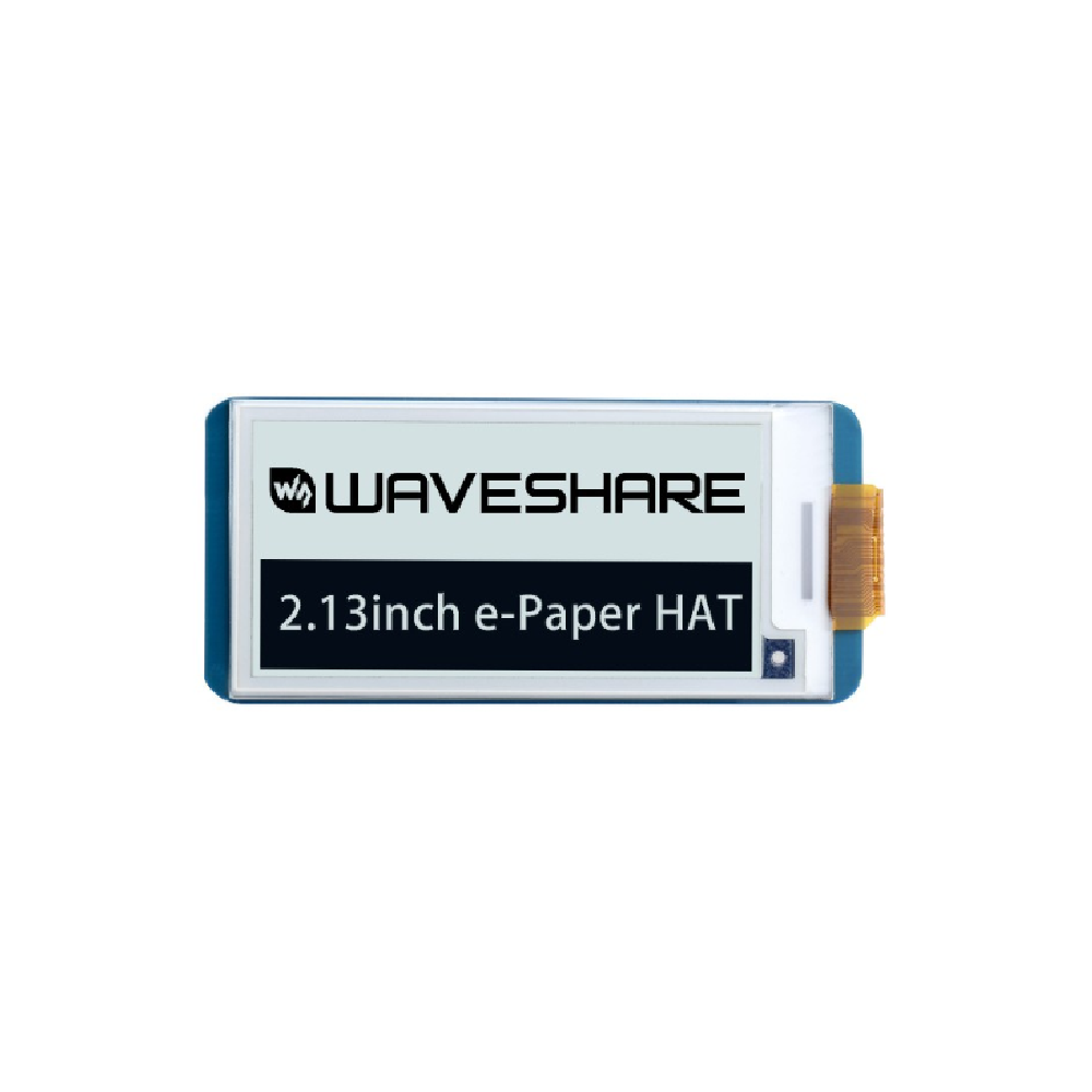 HAT Pantalla E-Ink de 2,13 pulgadas 250x122 para Raspberry Pi