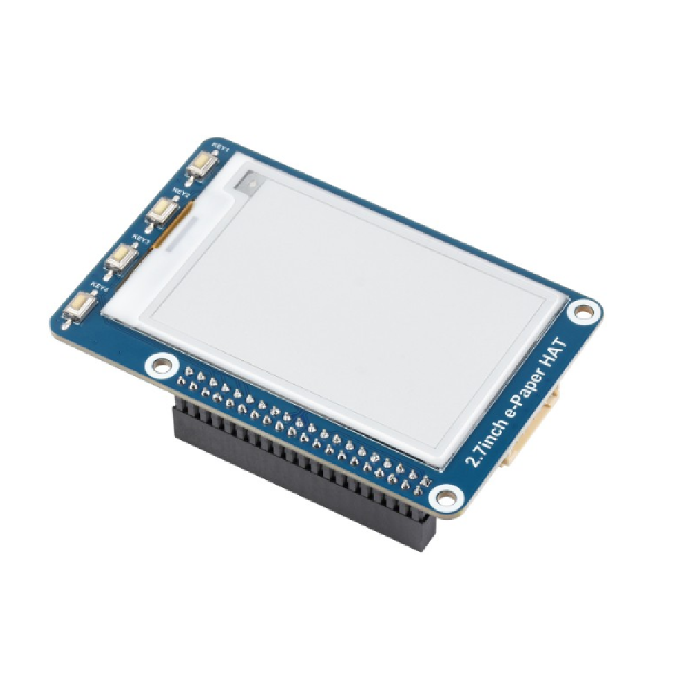 HAT Pantalla E-Ink de 2,7 pulgadas 264x176 para Raspberry Pi