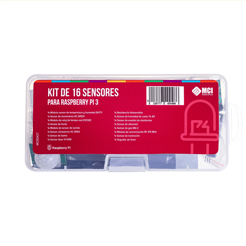 Kit de 16 Sensores para Raspberry Pi