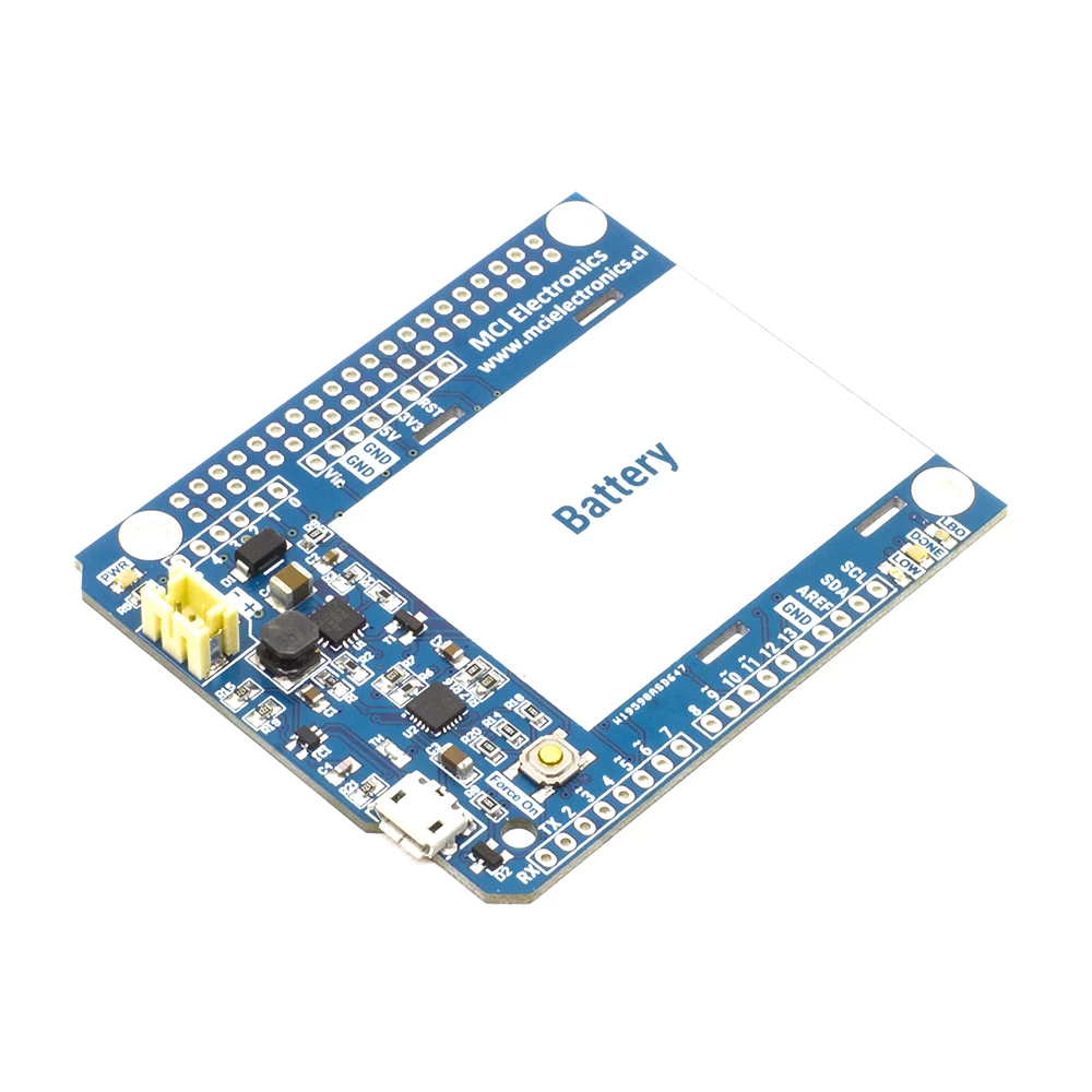 Arduino Mci MCI Shield UPS para Raspberry Pi o Arduino – RaspberryPi Chile
