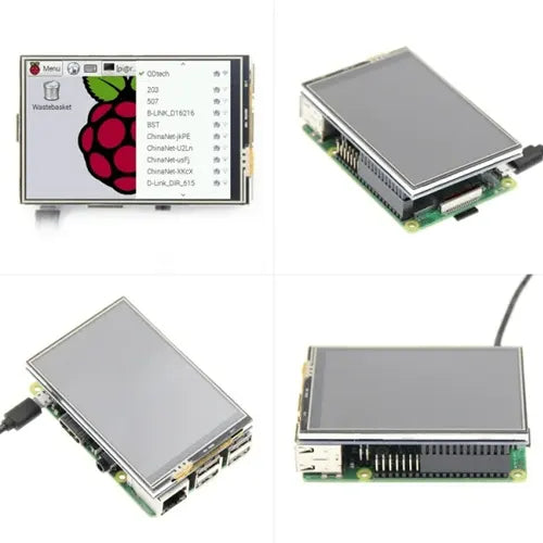 Pantalla Táctil LCD 3.5" para Raspberry Pi 3B/3B+/4B