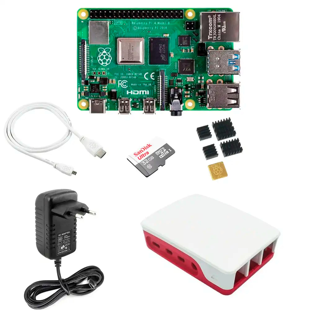 Kit Raspberry Pi 4 2GB con Accesosios