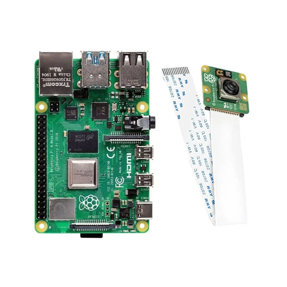 Kit Raspberry Pi 4 4GB RAM + Cámara Module 3