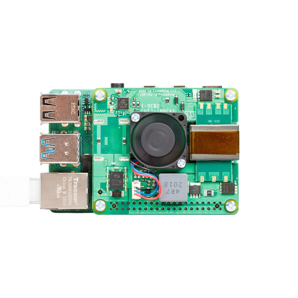 Raspberry Pi PoE+ HAT – Power Over Ethernet