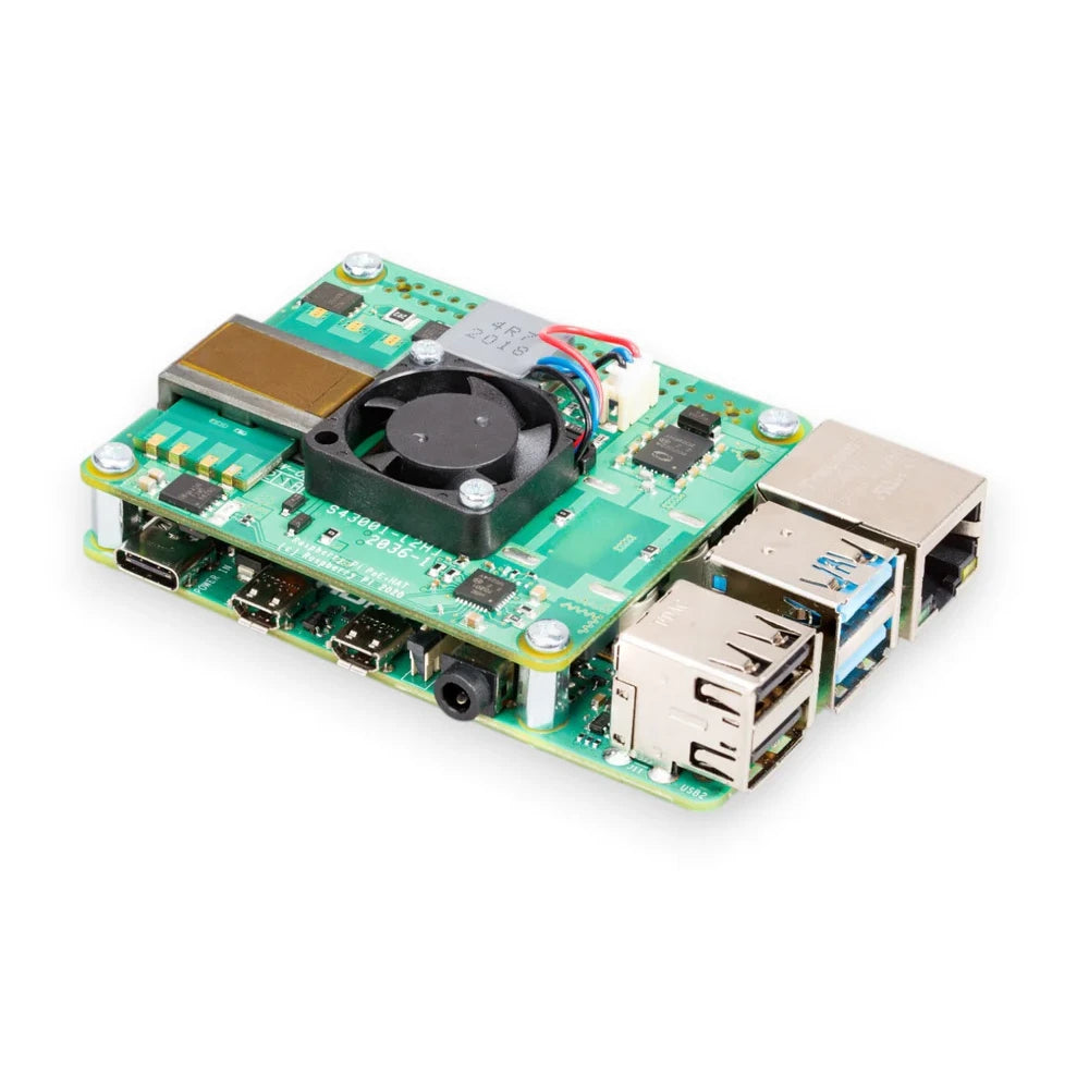 Raspberry Pi PoE+ HAT – Power Over Ethernet