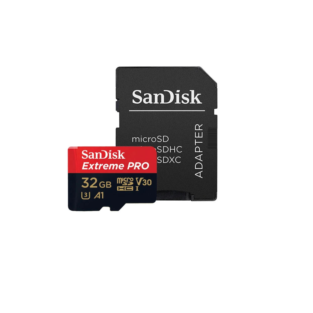 Memoria MicroSD 32GB Sandisk Extreme Pro U3 V30 4K Lectura 100MB/s Escritura 90MB/s