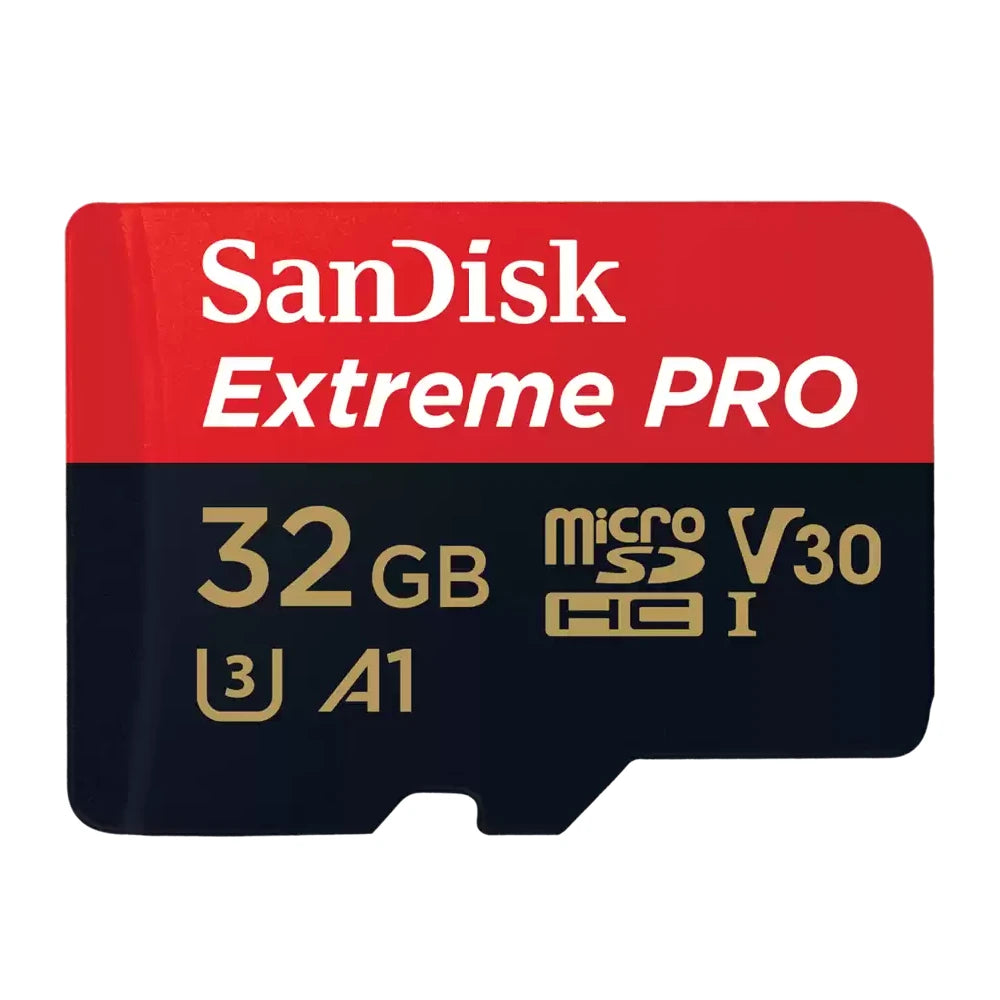 Memoria MicroSD 32GB Sandisk Extreme Pro U3 V30 4K Lectura 100MB/s Escritura 90MB/s