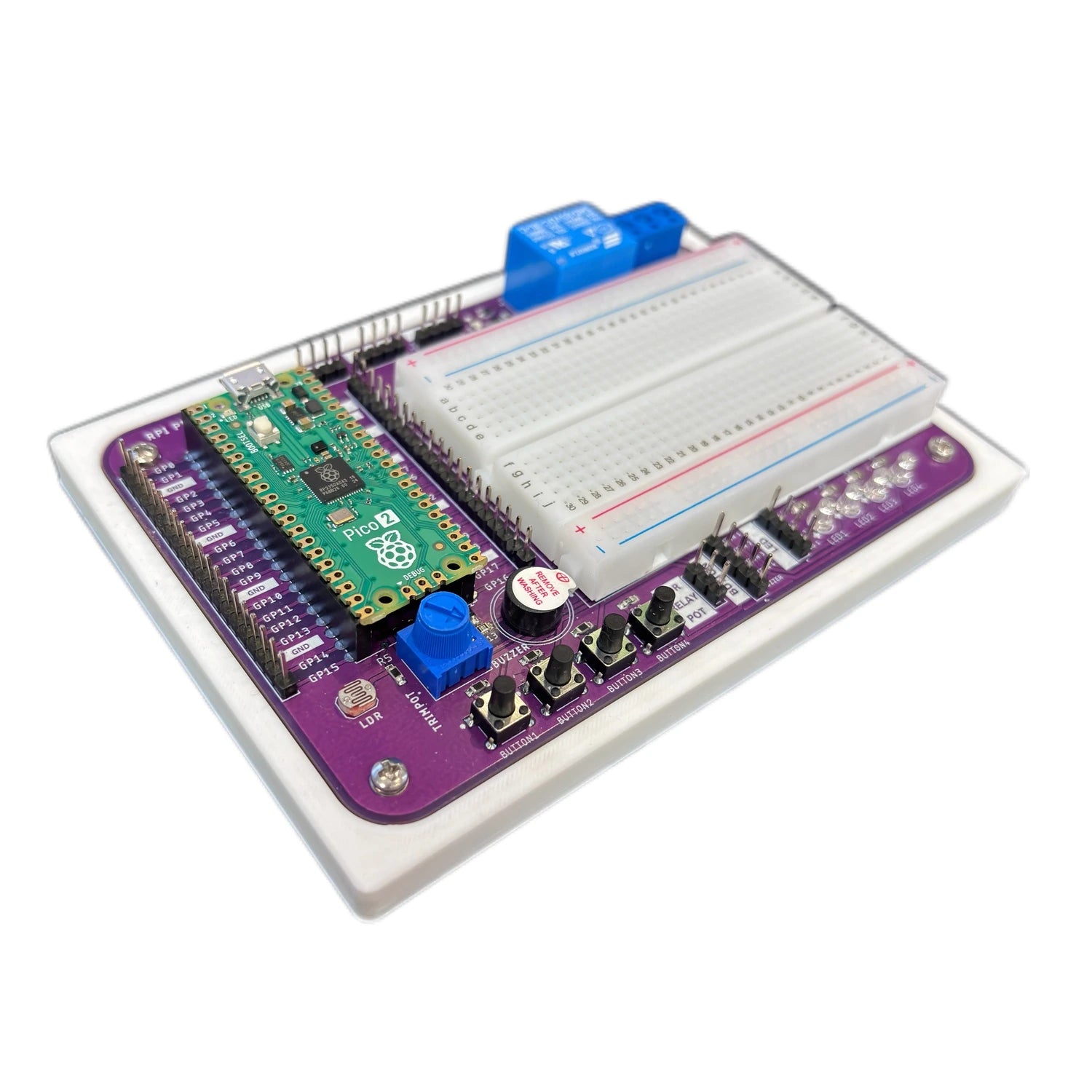 Kit de Prototipado en Breadboard para Raspberry Pi Pico