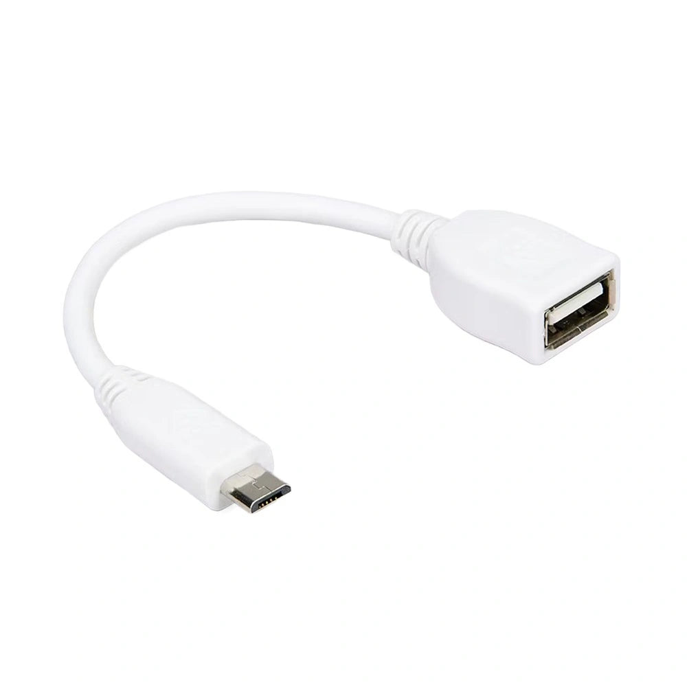 Cable Oficial Raspberry Micro USB Macho a USB A Hembra - Blanco