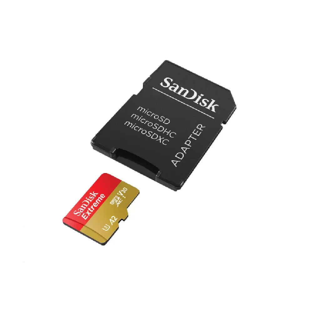 Memoria MicroSDXC 256GB Sandisk Extreme U3 A2 V30 4K UHD2 Lectura 190MB/s Escritura 130MB/s