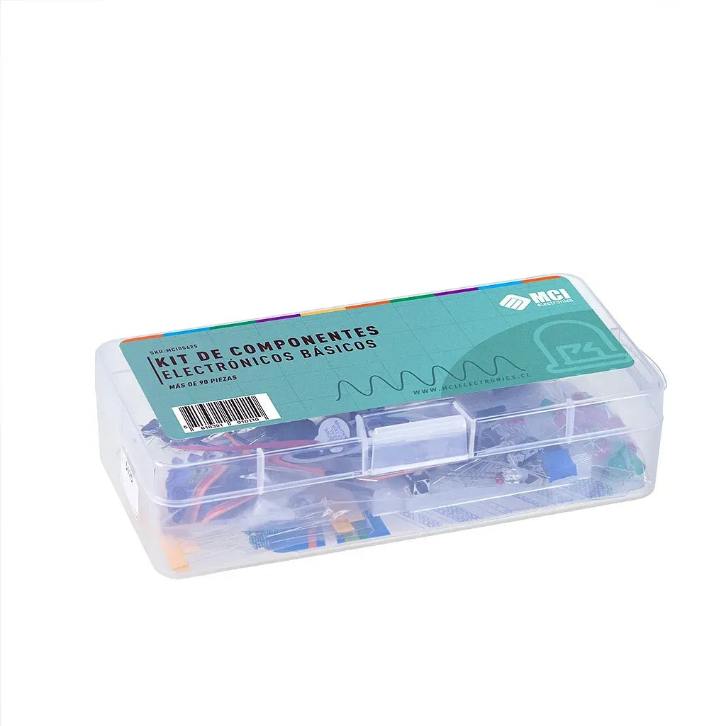 MCI Kit de Componentes Electrónicos Básicos con Caja