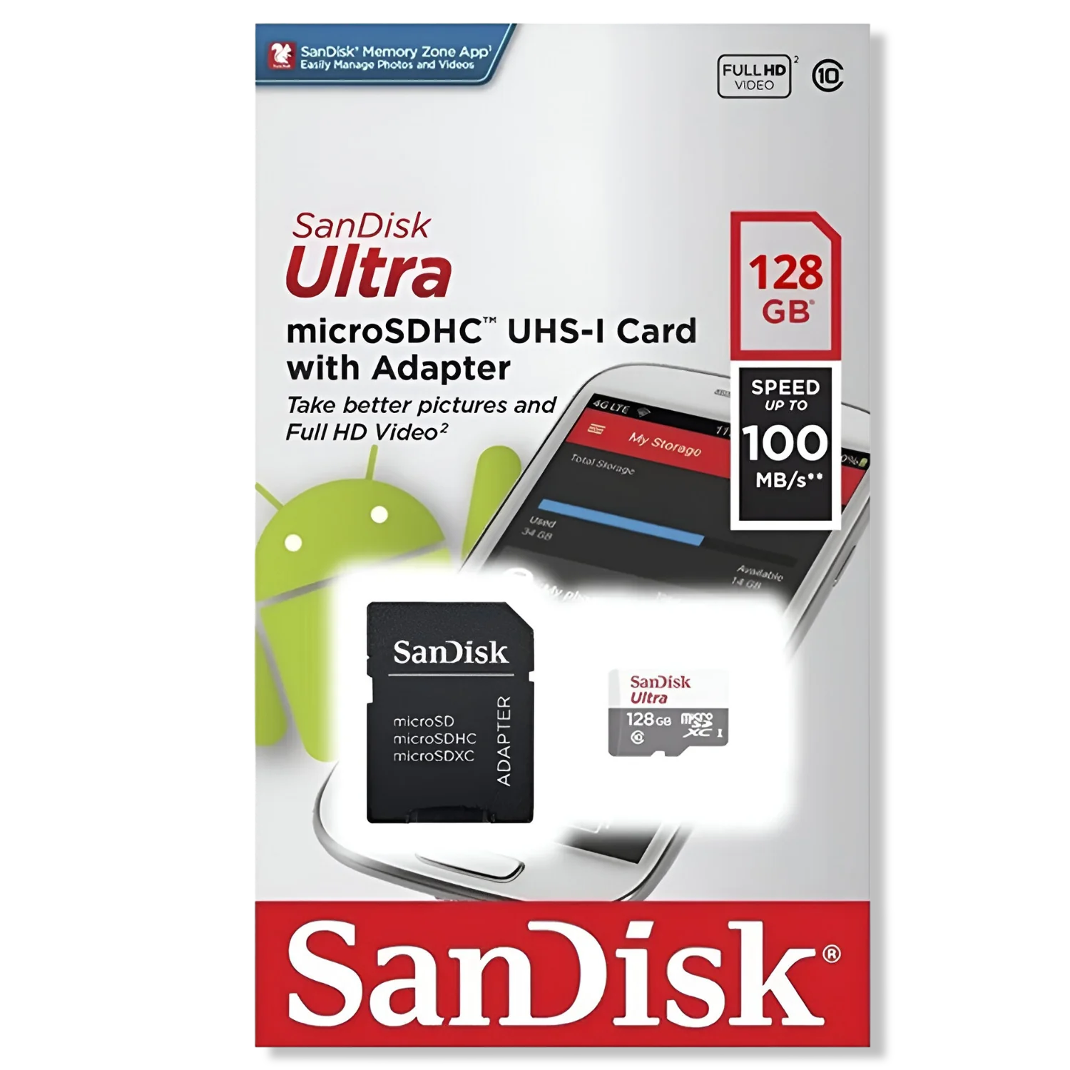 Memoria MicroSD 128GB Sandisk
