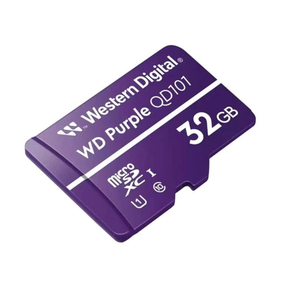 Memoria MicroSD 32GB WD Purple SDHC UHS-I Clase 10 4K 100MB/s