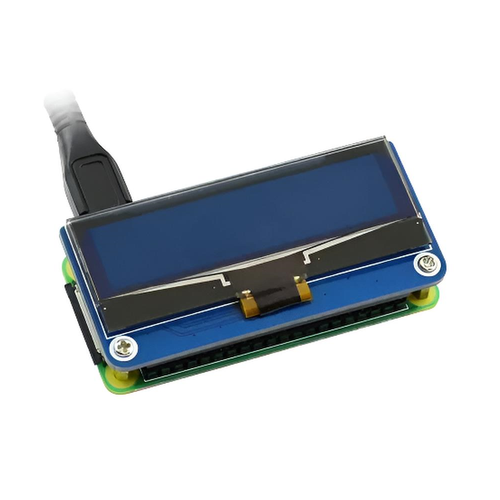 Pantalla OLED HAT 2.23 128×32 SPI/I2C para Raspberry Pi - Waveshare