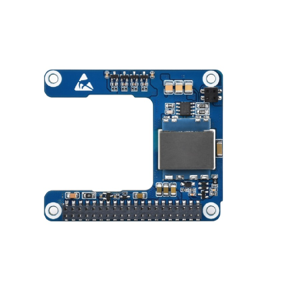 PoE HAT (H) para Raspberry Pi 5 – Módulo Power Over Ethernet IEEE 802.3af/at