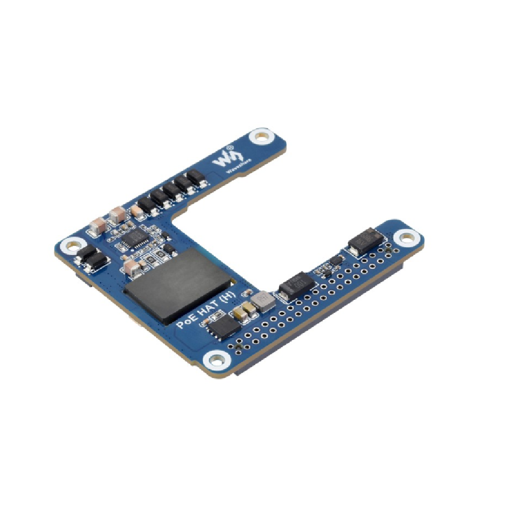 PoE HAT (H) para Raspberry Pi 5 – Módulo Power Over Ethernet IEEE 802.3af/at