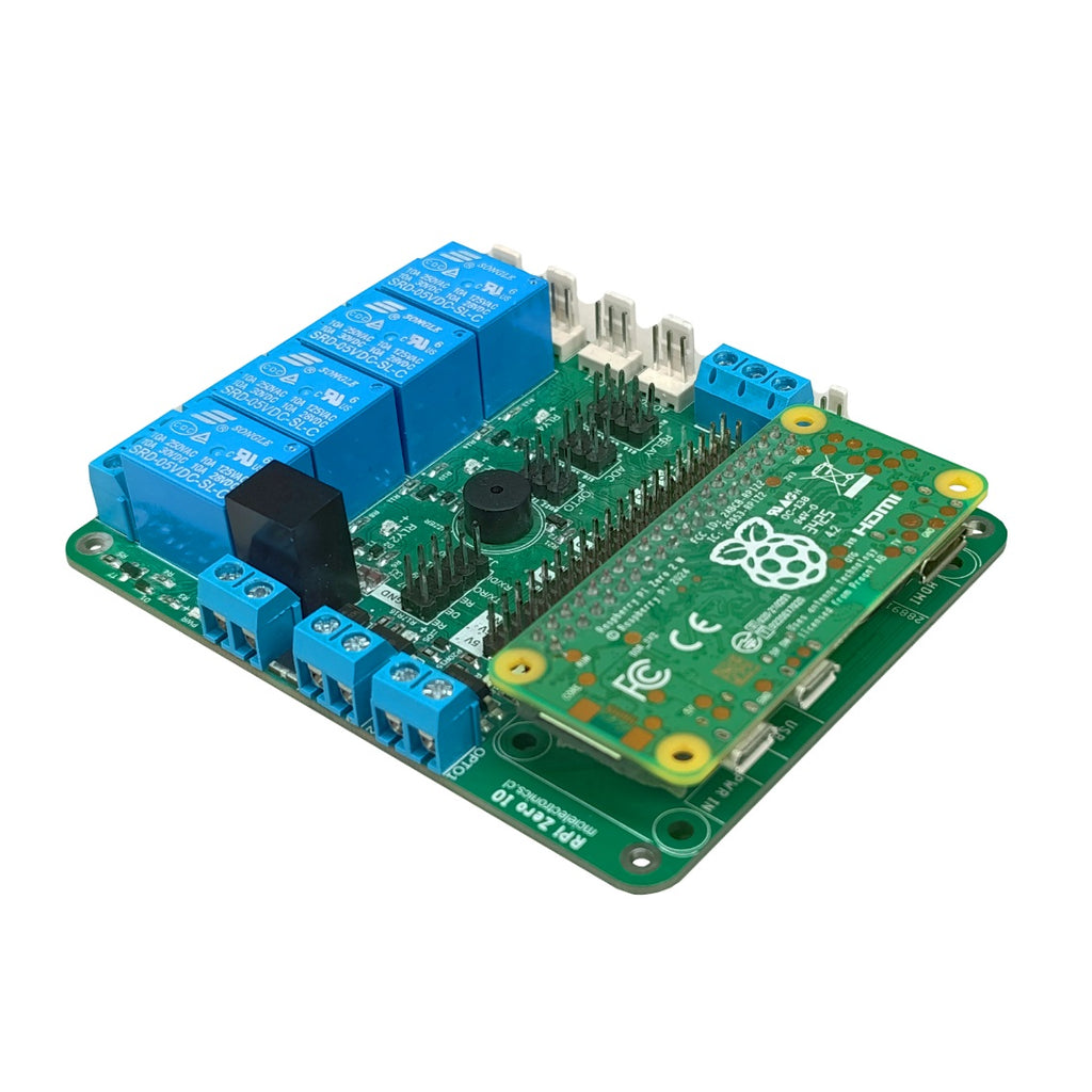 RPI Zero IO para Raspberry Pi Zero 2 W - Módulo con Relés, ADC, RS-485 y Entradas 24V