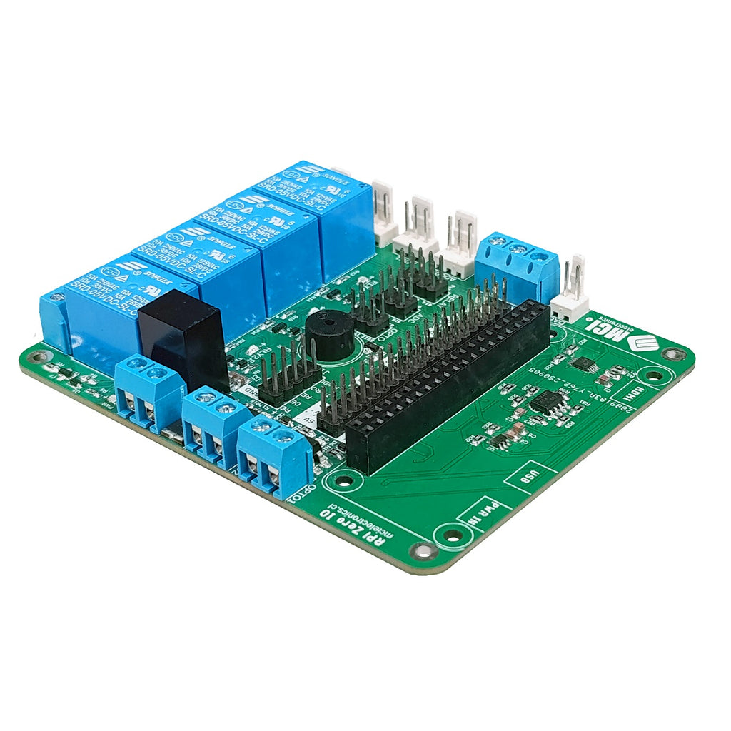 RPI Zero IO para Raspberry Pi Zero 2 W - Módulo con Relés, ADC, RS-485 y Entradas 24V