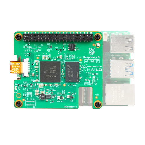 Raspberry Pi AI HAT+ 2 Acelerador de IA 40 TOPS con 8GB RAM para Raspberry Pi 5