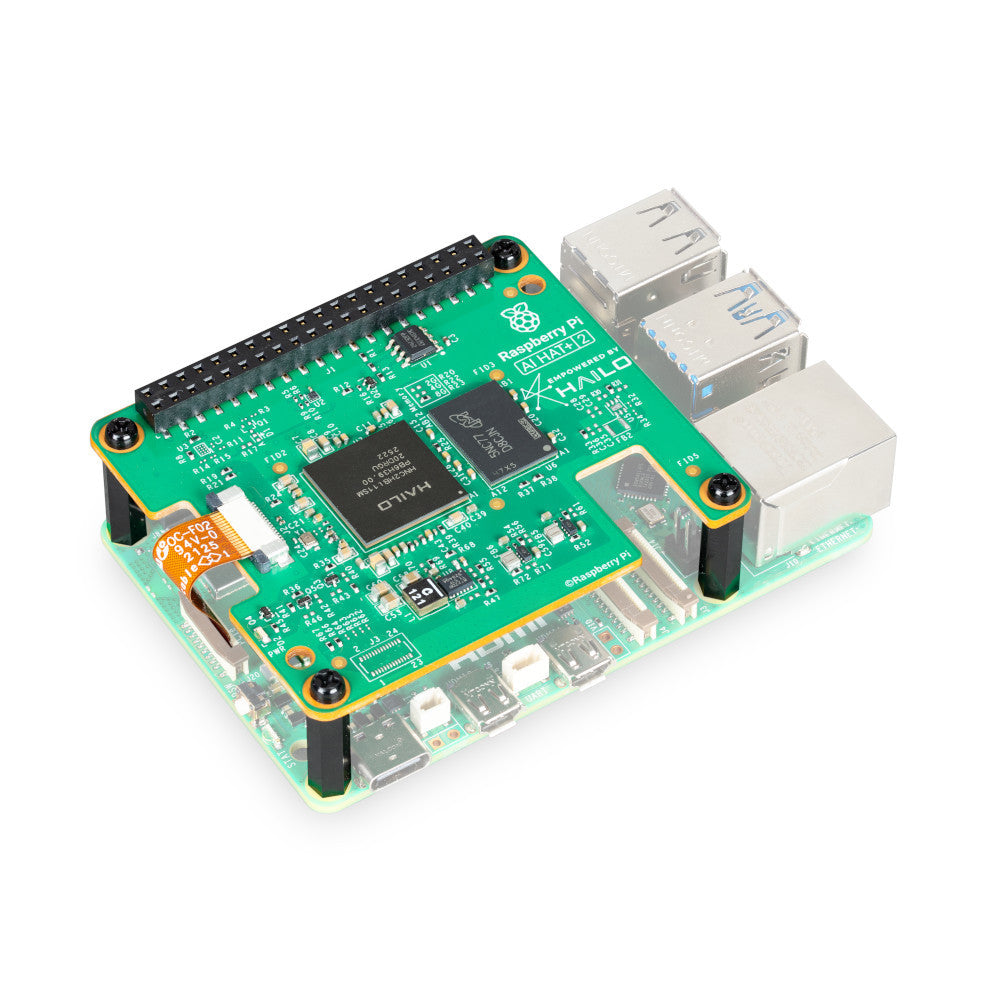 Raspberry Pi AI HAT+ 2 Acelerador de IA 40 TOPS con 8GB RAM para Raspberry Pi 5