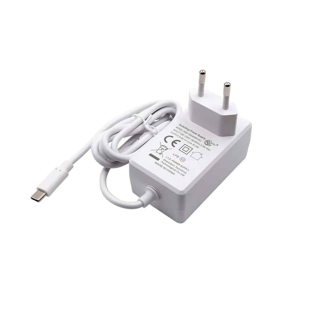 Transformador USB Tipo C 27W 5V 5A (Alternativo para Raspberry Pi 5)