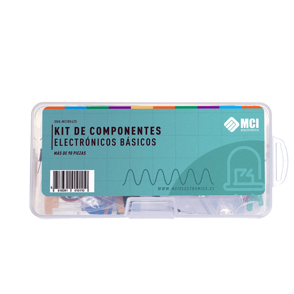 MCI Kit de Componentes Electrónicos Básicos con Caja
