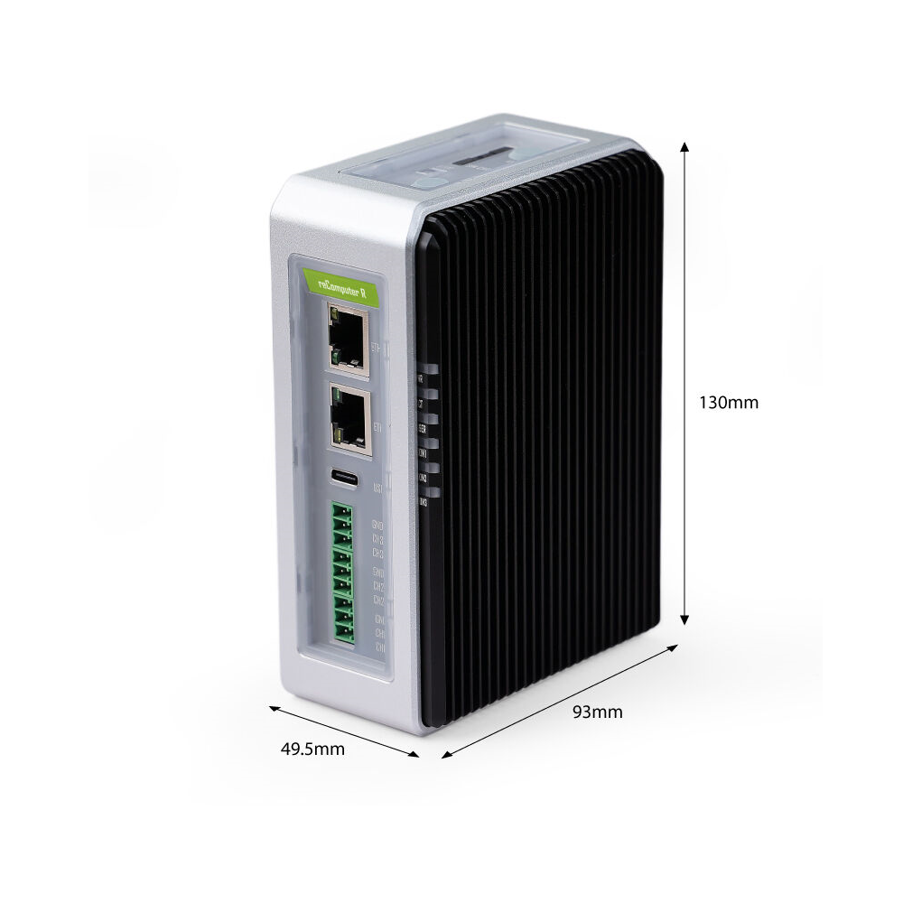 reComputer R1035-10 - Raspberry Pi IoT Gateway y Controlador, con CM4, capaz de IA | 8GB de RAM, 32GB eMMC